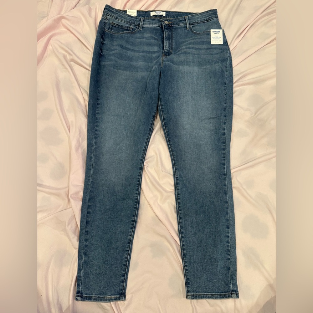 Levi's Denizen Women's Skinny Jeans in Blue 18 w34 ultra high rise sculpting